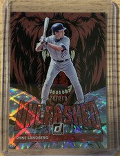 2022 Panini Donruss RYNE SANDBERG Unleashed Silver #UL-18 324/349 CHICAGO CUBS