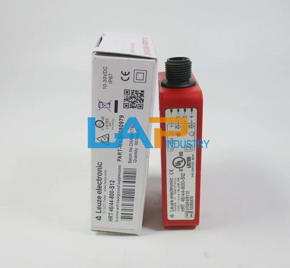 1PCS NEW For Leuze HRT 46/44-800-S12 10-30V DC Positive Energy Sensor - Image 2 of 4