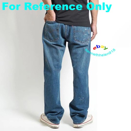 LEVIS PREMIUM 551Z AUTHENTIC STRAIGHT FIT JEANS 247670043 MEN SIZE 33X32,34X32 - Picture 4 of 24