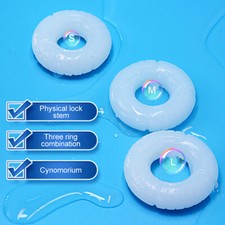 5PCS Male Men Penis Extender Stretcher Sleeve Penis Enhancer Enlarger Ring Set