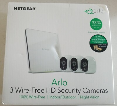 Arlo VMS3330 Indoor/outdoor Security Camera HD WireFree w/Night Vision  NIB 785696487389|