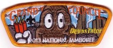 Grand Teton Council 2013 National Jamboree JSP DevasTater Mint Cond FREE SHIP
