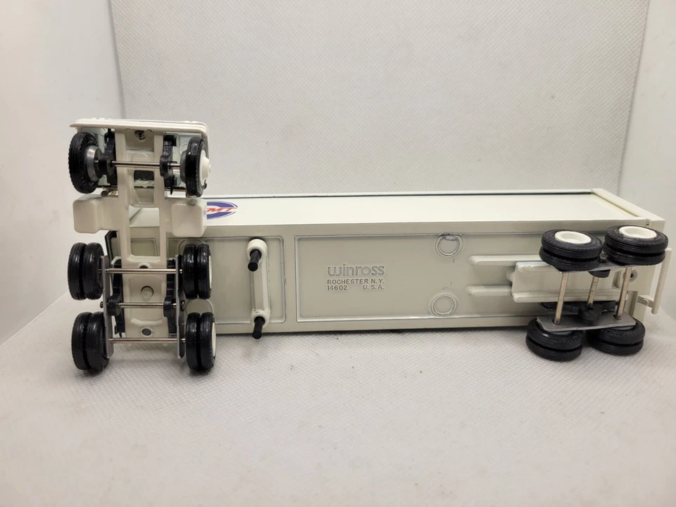 Remolque tractor Winross TMT blanco 5000 cabina 1/64 diecast Foto 3 de 4