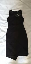 Ladies Black Bodycon Dress UK Size 6 From Missguided