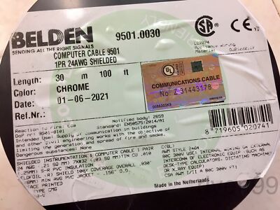 BELDEN 8719 Audiokabel Abgeschirmt, Paarverseilt Als Meterware