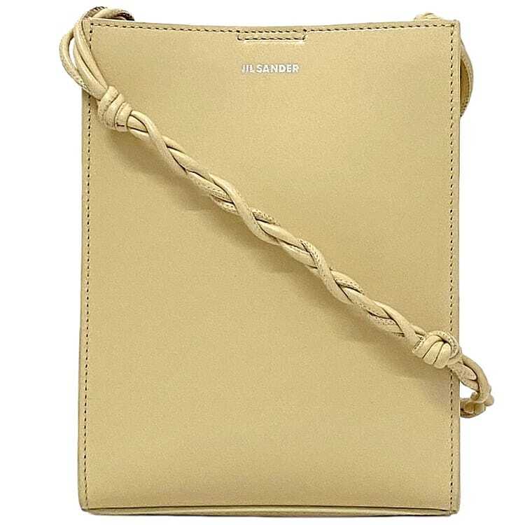 Ⓡページ✨️BEIGE/L JIL SANDER Tangle Shoulder Bag ec-21554 Beige Yellow