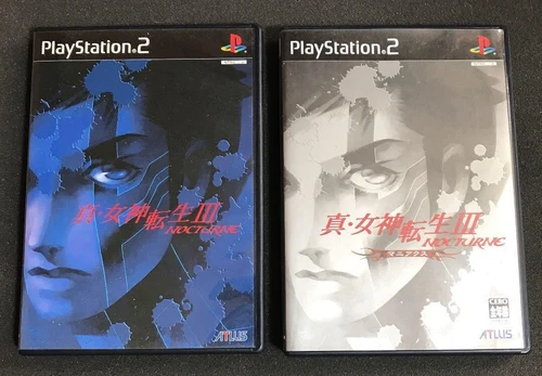 PS2 Shin Megami Tensei III 3 Nocturne & Maniax set Japan