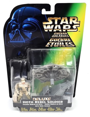 Kenner Deluxe Hoth Rebel Soldier Anti Vehicle Laser Canon POTF Star Wars Figure - Picture 3 of 4