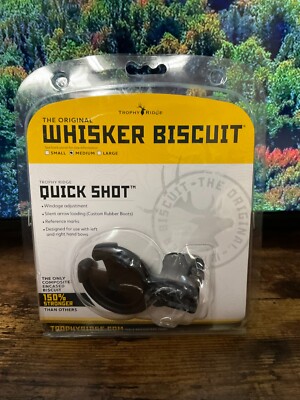 Trophy Ridge Quick Shot Original Whisker Biscuit Medium Black New 