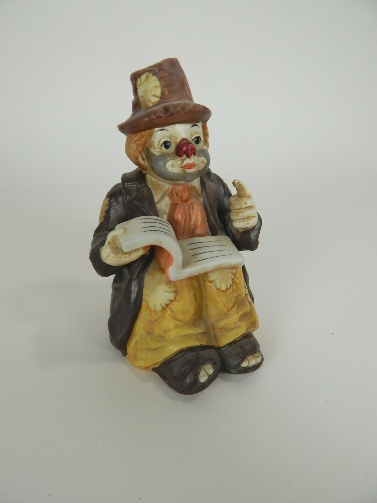 музыкальные шкатулки Vintage Hobo Clown W/Book