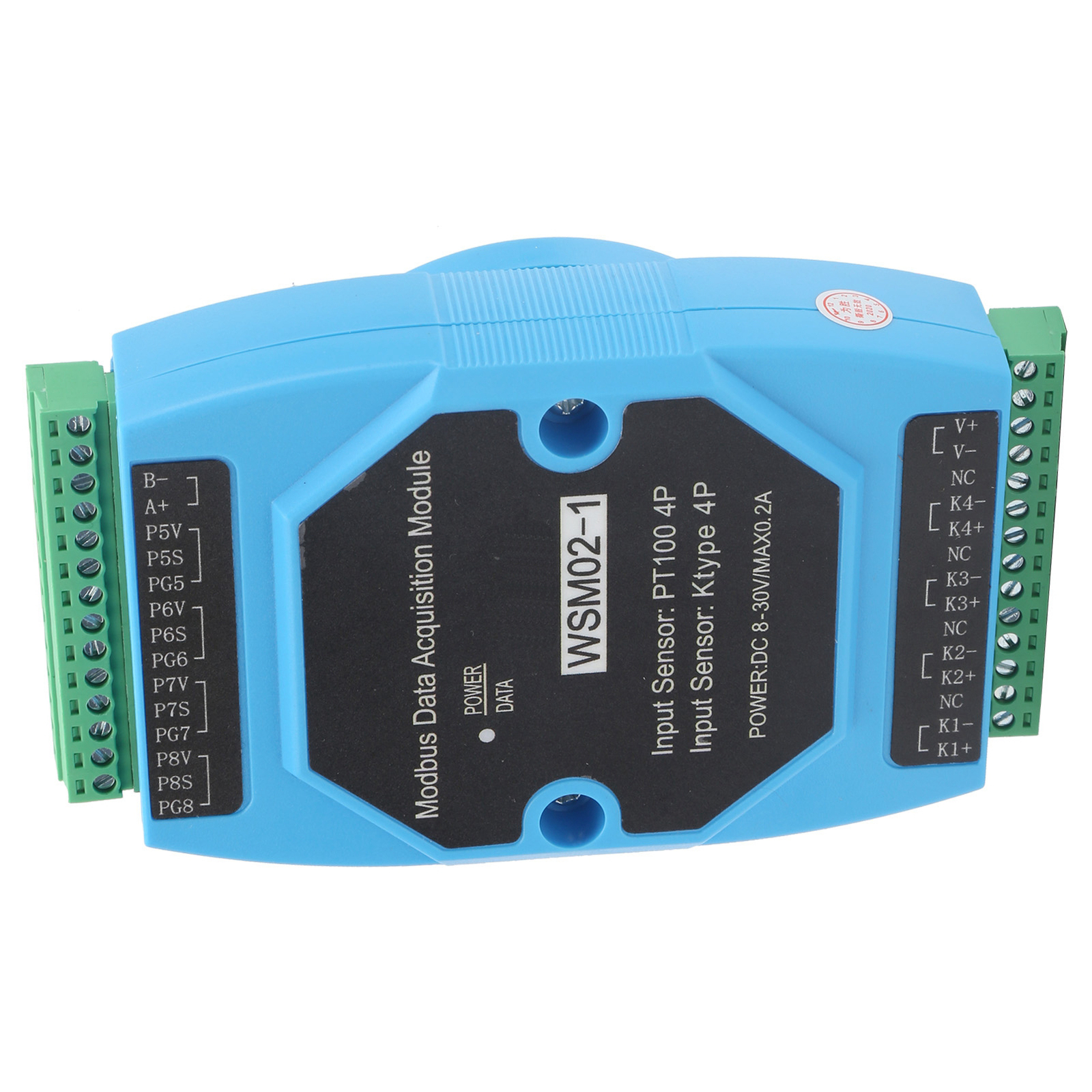 Temperature Data Acquisition Module 1818300 WSM02‑1 4PT100+4‑Ktype For ...