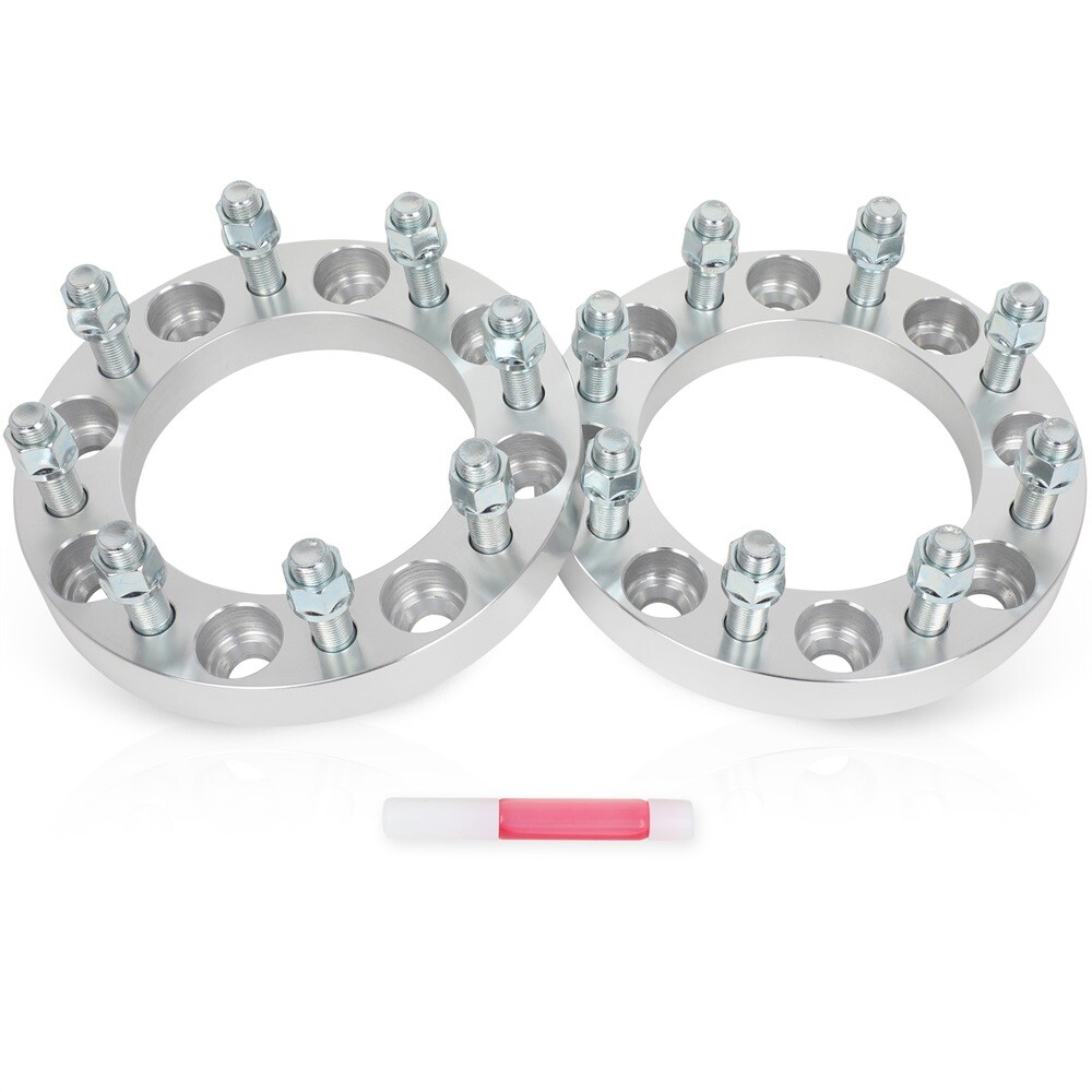 2Pcs 1" or 25mm 8x6.5 Wheel Spacers 9/16" Studs For Dodge Ram 3500 1994-2010
