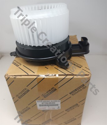 8713購入 Genuine Toyota 87103-0K400 Motor Sub-Assy Blower W/Fan 871030K400