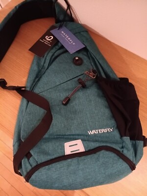 WATERFLY Backpack Sling Crossbody Travel Hiking