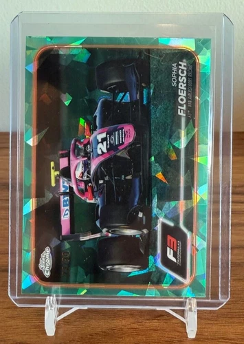 2024 Topps Chrome Sapphire Formula 1 F1 Sophia Floersch #134 F3 Car Aqua 22/99
