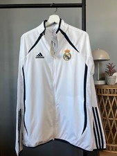 Real Madrid Teamgeist Jacket 2006 x 2021 White Soccer Adidas HA2537 Men Size M