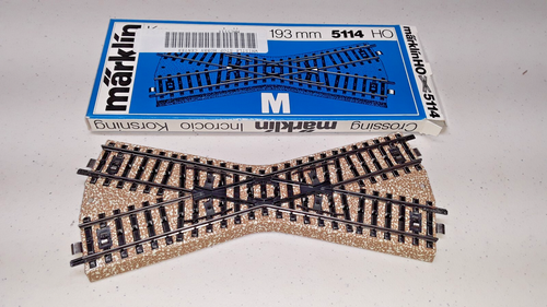Vintage Märklin HO 5114 Crossing (MK-85