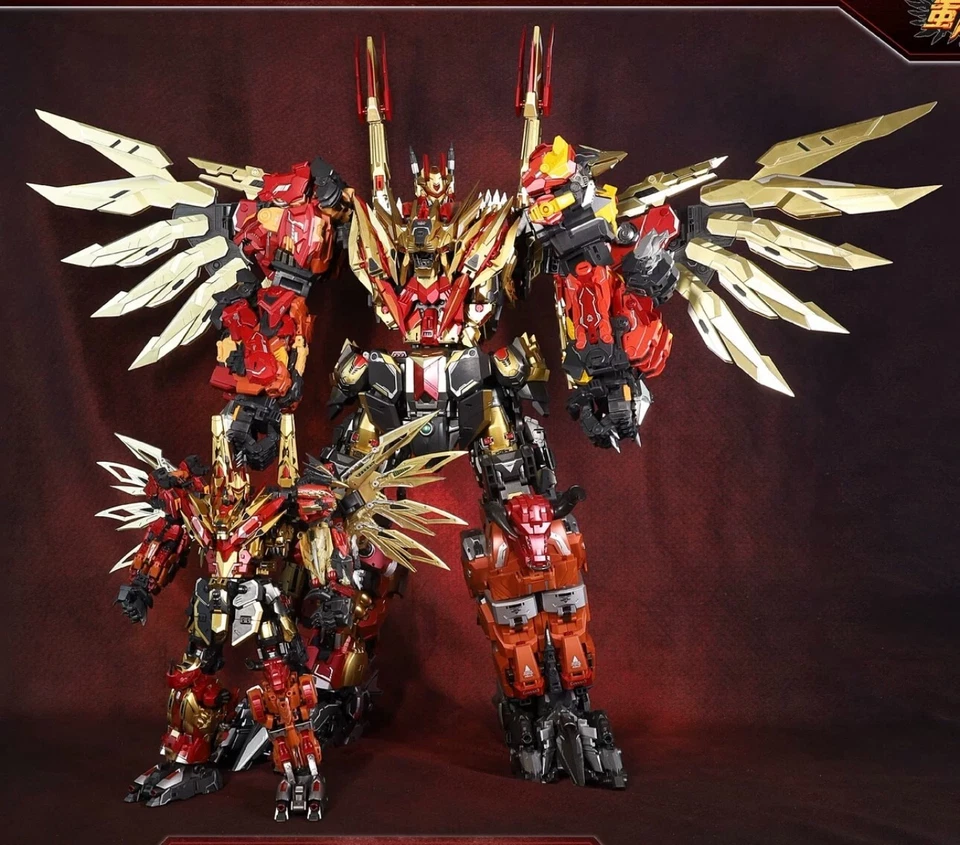 NEW SET Cang-Toys Chiyou Mini DECEPTICONS COMBIN Predaking 01-06 Transformer USA - Image 3 of 4