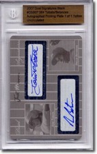 Jose Tabata * DELLIN BETANCES * Autograph Rookie Auto Plate BGS 1/1