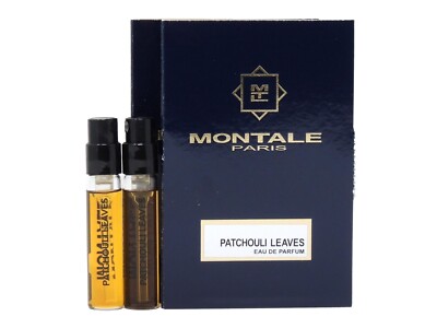 MONTALE PARIS PATCHOULI LEAVES EDP 2.0ml .06fl oz x 2 COLOGNE PERFUME SAMPLES