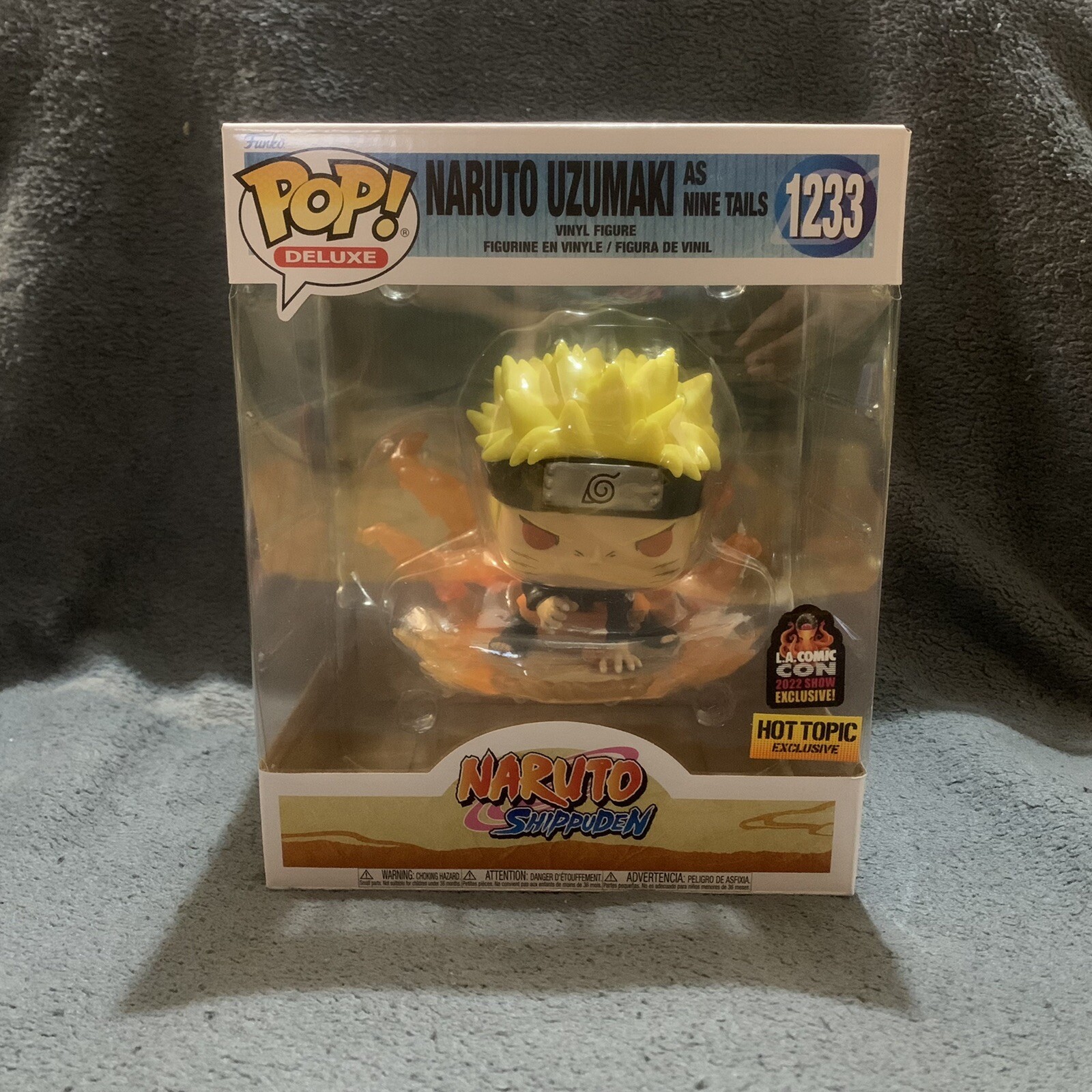 Funko Pop! Deluxe Naruto Shippuden Naruto Uzumaki as Nine Tails 2022 LACC  Hot Topic Exclusive Figure #1233 - US