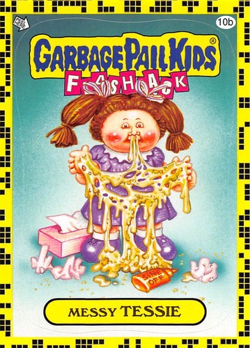 GARBAGE PAIL KIDS 2011 FLASHBACK SERIES 2 PICK-A-CARD YELLOW BASE STICKERS TOPPS - Picture 40 of 321