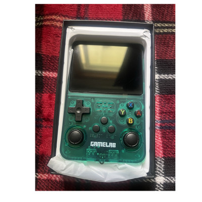 GAMELAB Handheld System Green 64GB+ Expandable Storage 12h Battery 2.5'' LCD