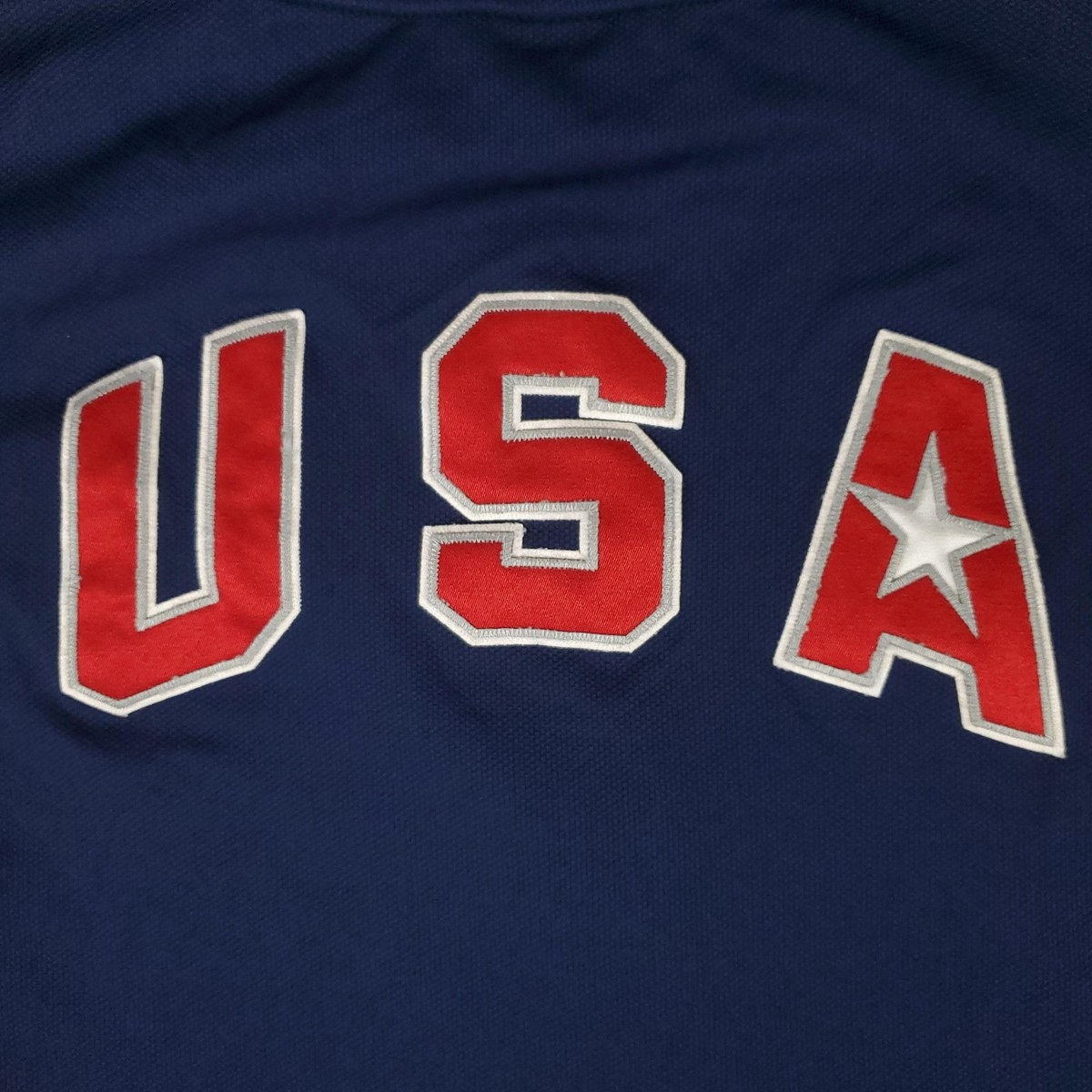 Nike USA Basketball Jacket Mens 2XL Navy Blue Full Zip Team Track