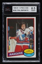 1980-81 O-Pee-Chee Phil Esposito #100 KSA 8.5 HOF 0ll