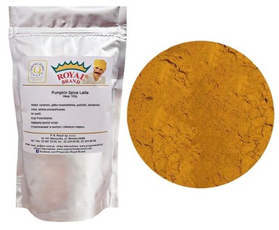 5905858612069 Przyprawa Do Kawy Pumpkin Spice Latte Bez Cukru Premium 100g Royal
