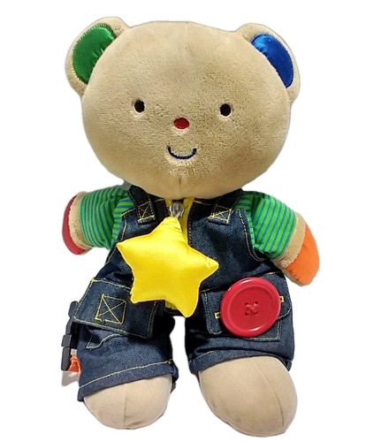 Melissa & Doug Teddy Wear Bear Plush Ks Kids Baby Learn to Dress Educational Toy
