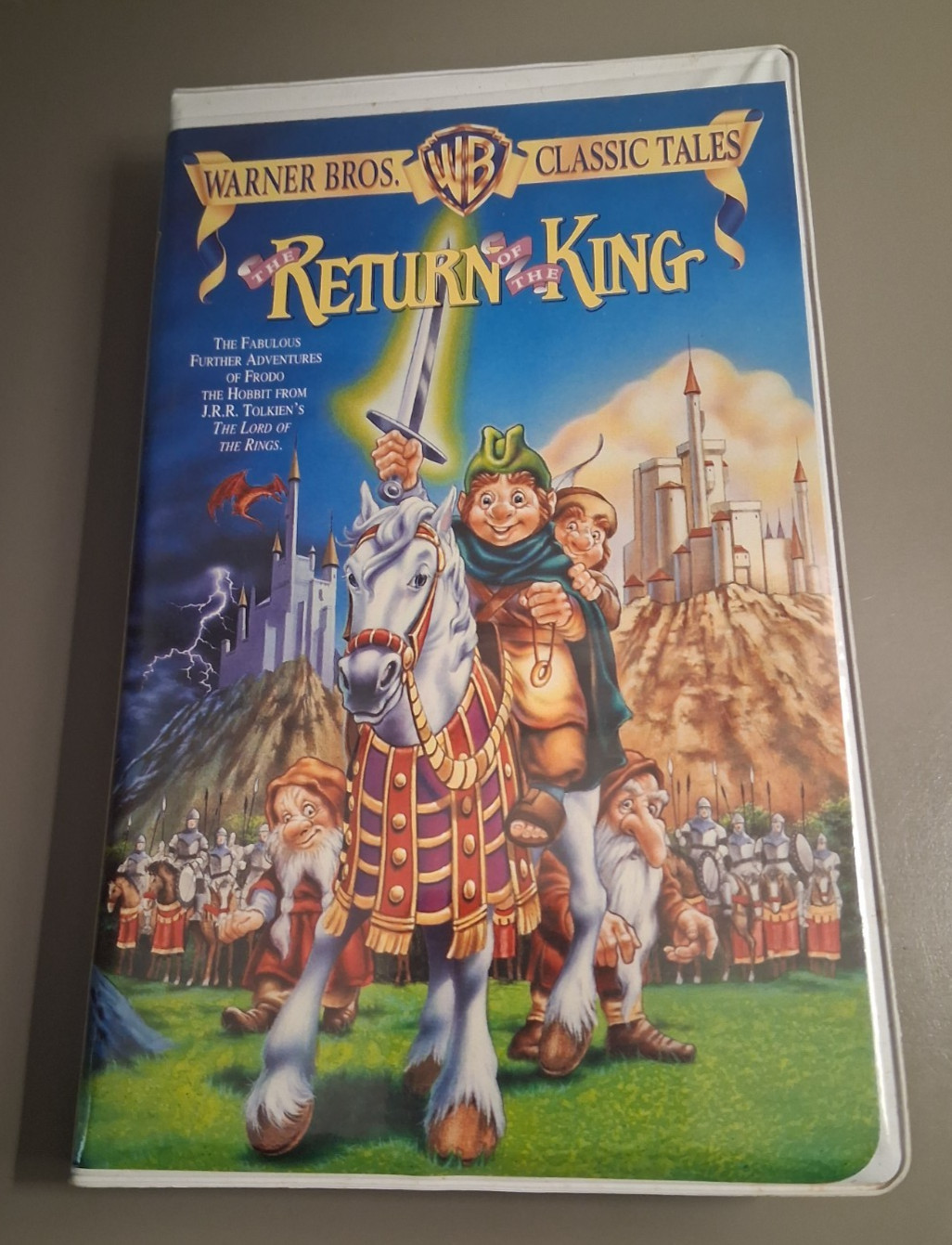 The Hobbit + The Return of the King VHS Tape Animated Fantasy/Adventure TESTED