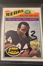 Walter Payton Football Cards, Rookie Card and Autograph Memorabilia Guide 20