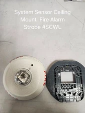 System Sensor SCWL Fire Alarms - White