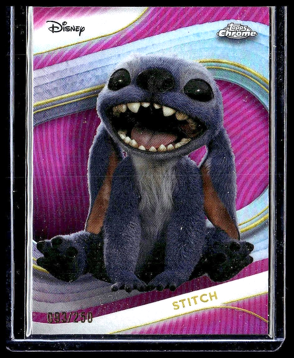 2025 Topps Chrome Disney - Stitch Pink Refractor /250