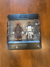 HASBRO STAR WARS BLACK SERIES PLO KOON & CLONE COMMANDER WOLFFE REPUBLIC 2 PACK