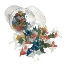 100 Pieces Jacks Glass Pipe Screens Reusable & Heat Resistant - 6mm to 9mm