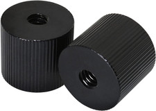 2Pcs Tripod Nut Barrel Connection Nut with 1/4 inch-20 Thread Hole Double Female