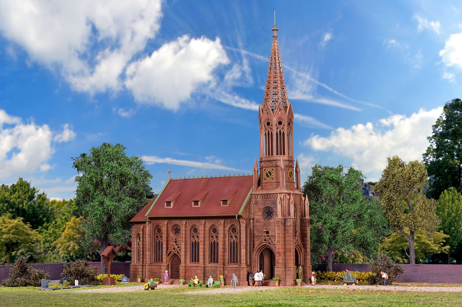 Vollmer 43739 - H0 City Church Stuttgart-Berg - New