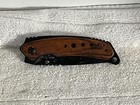 Folding Knife, Pocket, Black Steel, Wood handle 7.5"  Pocket — photo 5