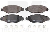 NK Bremsbelagsatz Scheibenbremse 223739 FüR 206 Peugeot 2A 2E SW Van LPG CNG Hdi