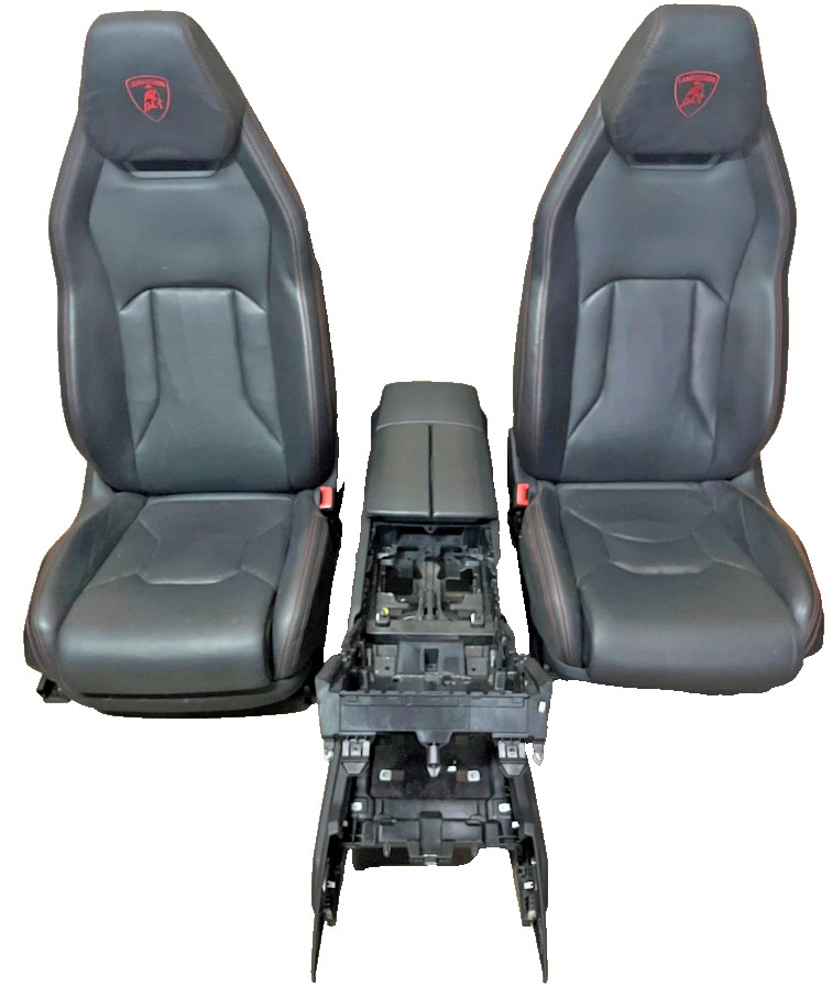 Lamborghini Urus 1 Front Rear SEATS SET Black w/red stitch Heated Ventilated OEM