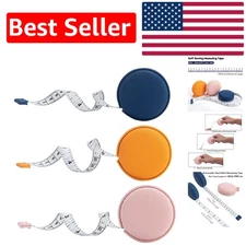 3 Pack Portable Measuring Tapes: 3m/120 Inch - Perfect for Tailors & Crafters