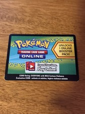 Pokemon TCG Online Code Cards 2012 Mid Era Unused Code Emailed