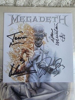 Megadeth Self Titled Corona Vinyl W/ Band Signed Insert Brand New Sealed Limited