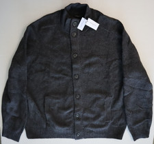 Banana Republic 767990 Men Sz XL Charcoal Gray Cozy Midweight Sweater Jacket 110