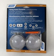 Camco Flying Insect Screens FUR200 for RV Furnace Vents Duo-Therm & Suburban