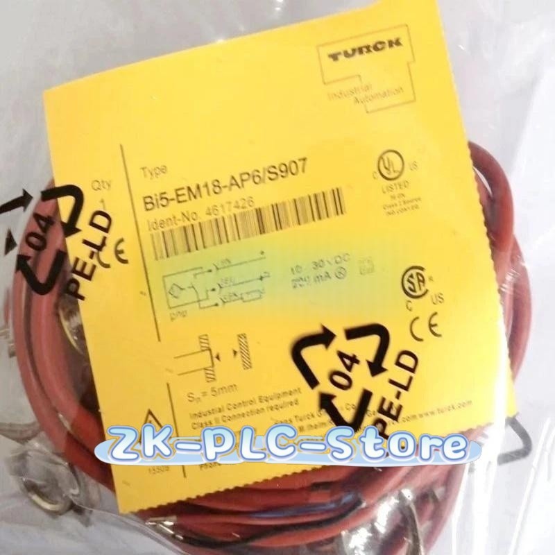 1PCS Brand New TURCK Bi5-EM18-AP6/S907 Inductive Proximity Sensor Fast Shipping