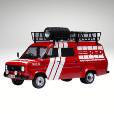 IXO Ford Transit Mk II 1985 R.E.D Rally Support Van 1:18 Diecast