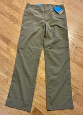 Columbia Womens PFG Aruba Roll Up Pants 10 Green NEW Fish Hike Omni Shade 30 UPF